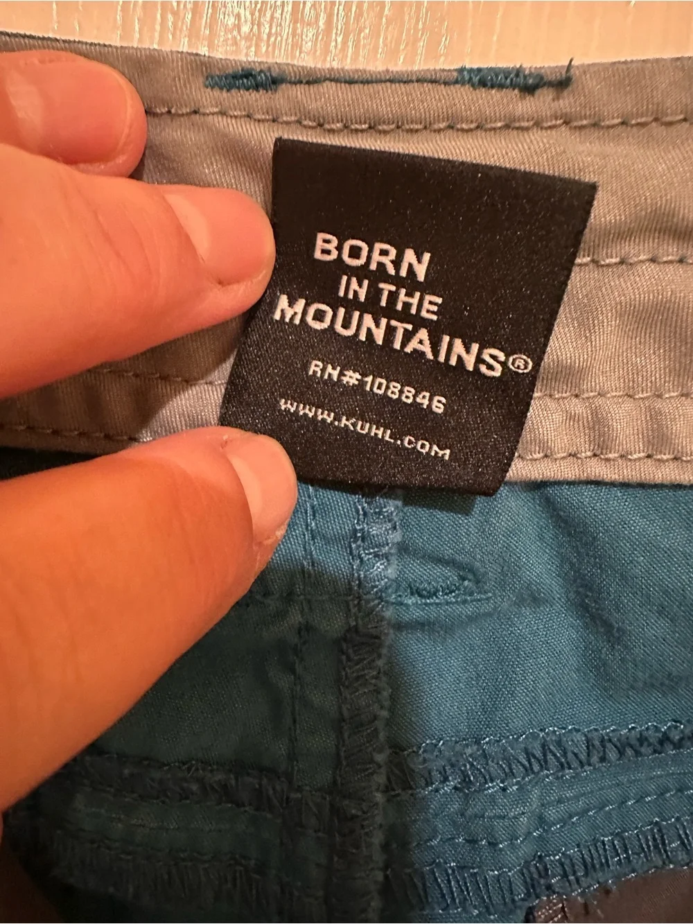 Kuhl cotton nylon blend hiking shorts 4